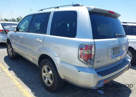 2007 Honda Pilot Ex-L из США, поврежденный, VIN 5FNYF28637B044253